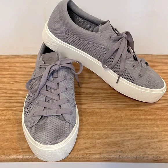 UGG Shoes Ugg Zilo Knit Sneakers In Purple Euc Size 75 Poshmark